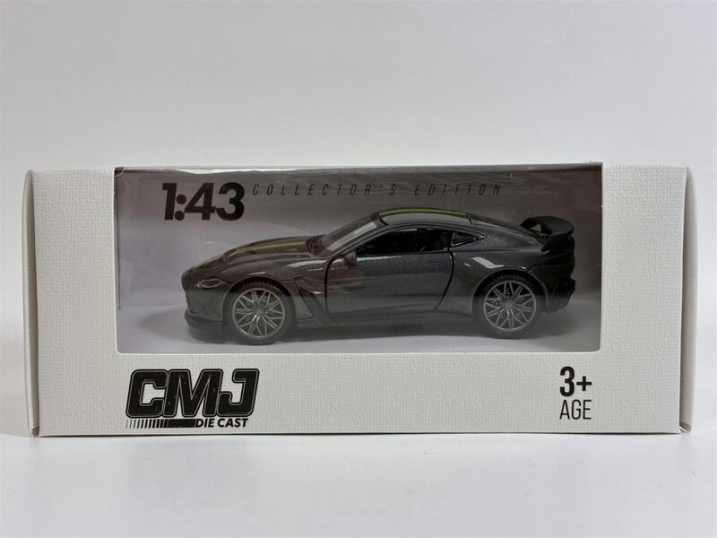 MCSlots Aston Martin V12 Grey 1:43 Scale CMJ Diecast DC143AMV12GY