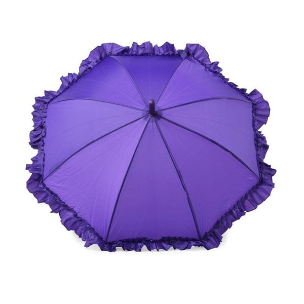 Purple Frill Galleria Kids Umbrella Top Canopy