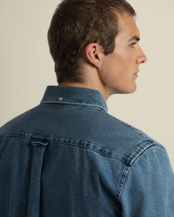Larsson & Co Freddie - Denim Long Sleeve Shirt