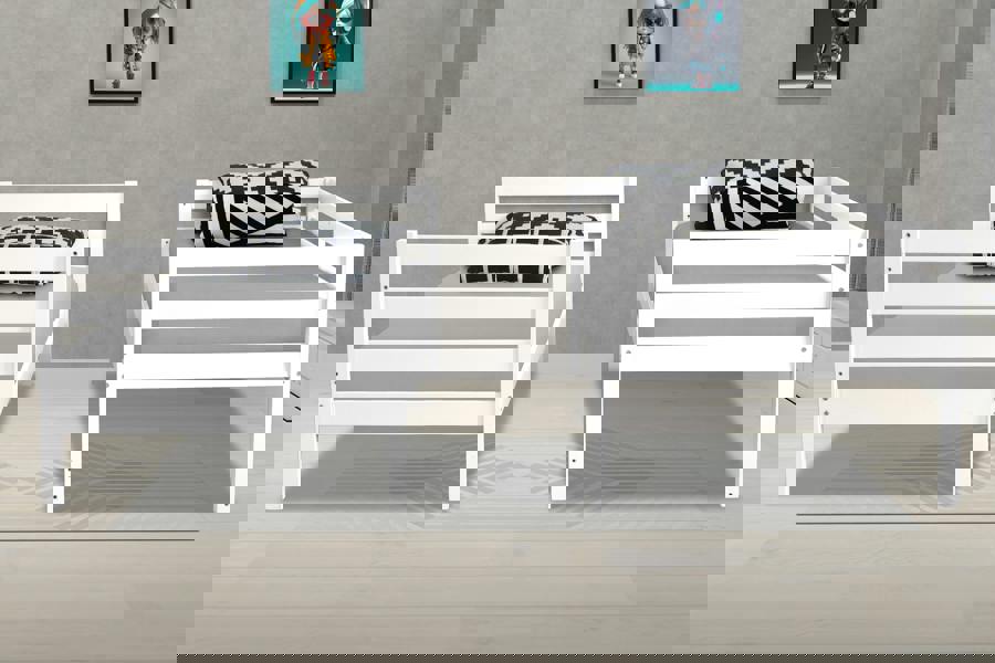 Flintshire Furniture Bailey Bunk Bed White Detachable