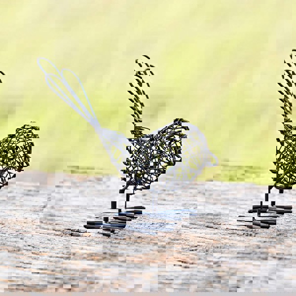Paper High Set of Three Mini Wire Bird Ornaments