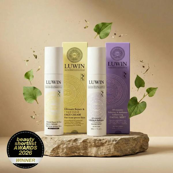 LUWIN Skincare Ultimate Repair & Clear Face Cream – Calming Acne Cream for Acne-Prone Skin | LUWIN