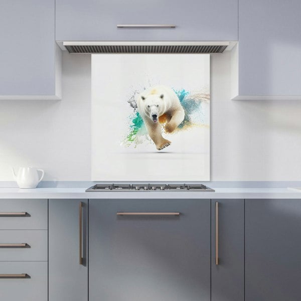 Warren Reed - Designer Charging Polar Bear Kitchen Splashback