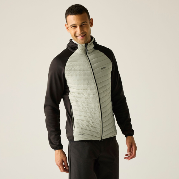 Regatta Mens Andreson Hybrid Jacket - Abbeystone/Black