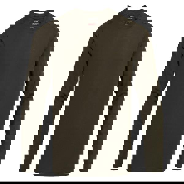 Craghoppers Mens Abel Nosilife Long-Sleeved T-Shirt - Woodland Green