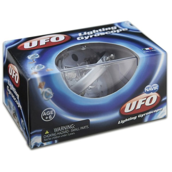 Navir UFO Lighting Gyroscope - Silver