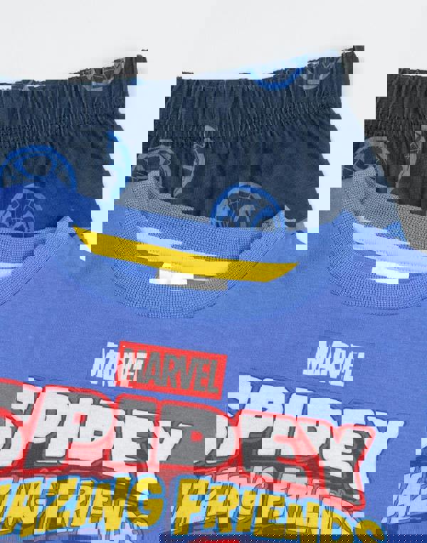 Spidey and His Amazing Friends Boys Multicoloured Character Multi-Pack of 2 Long Sleeve Long Leg Pyjama Set