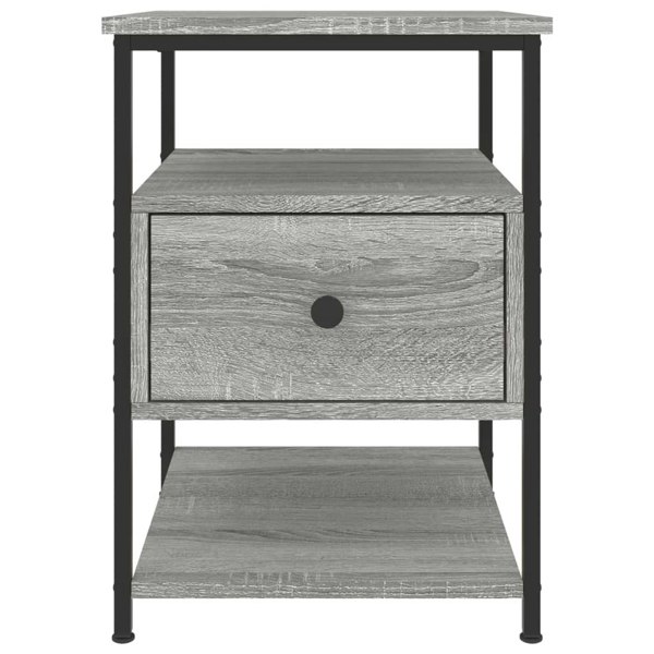 Berkfield Bedside Cabinets 2 pcs Grey Sonoma 40x42x56 cm Engineered Wood