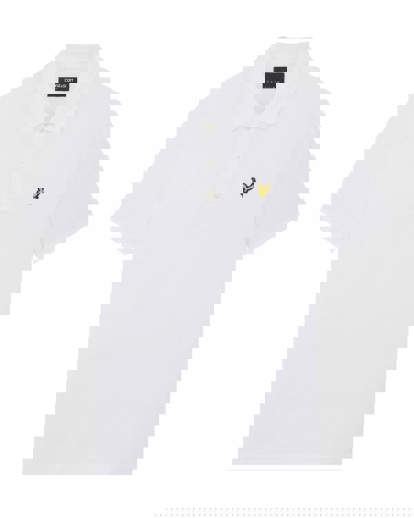 Lyle & Scott Plain Mens Polo Shirt SP400VOG - 626 White