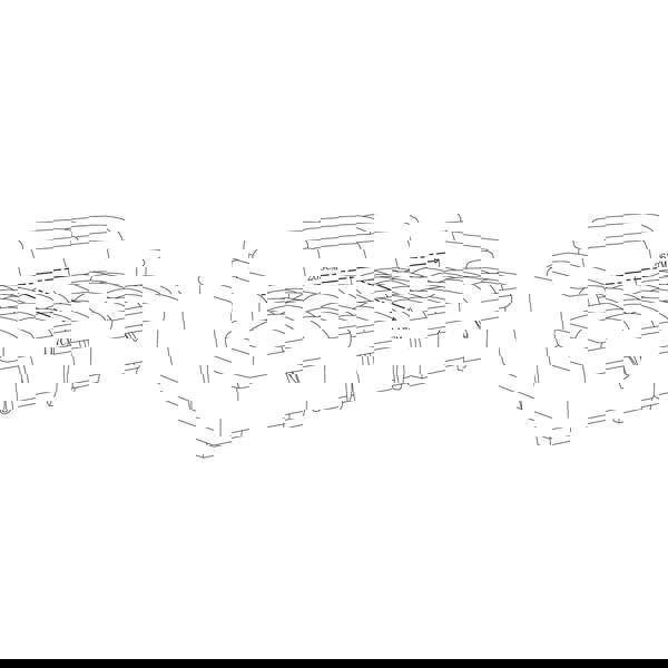 Furnishings For Less Alora 4–5 Seater Grey Fabric U-Shaped Sofa with Storage & Headrests