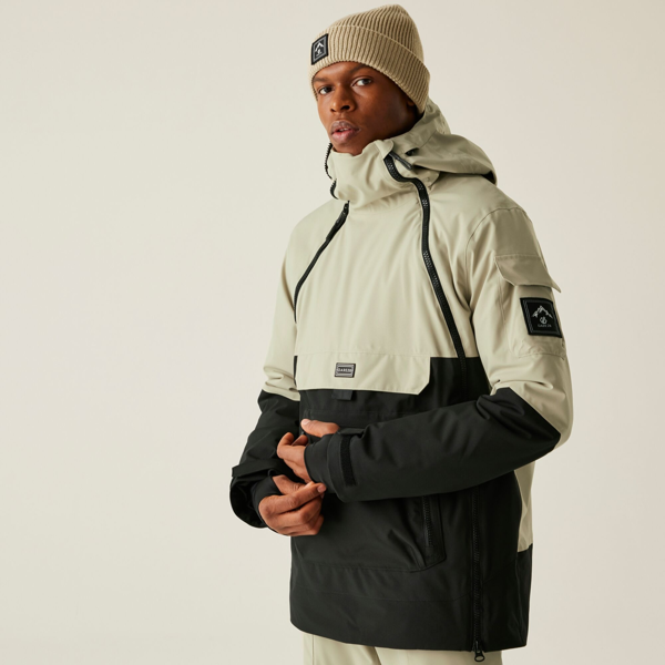 Dare 2B Mens II T-Bar Overhead Ski Jacket - Abbeystone/Black