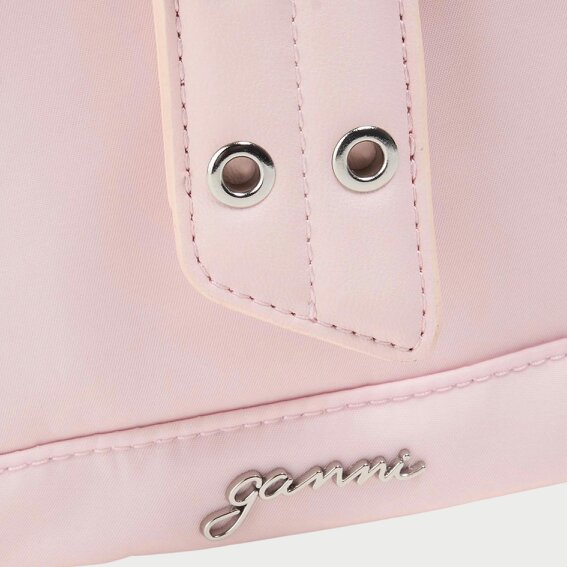 GANNI Bucky Shell Backpack Chalk Pink