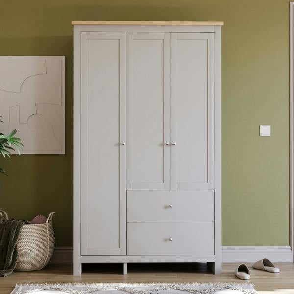 Vida Designs Arlington 3 Door 2 Drawer Wardrobe