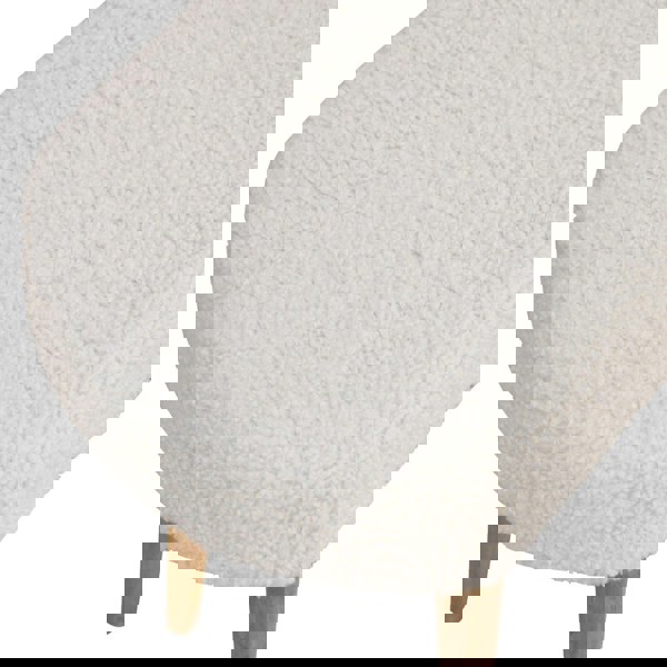 Artisan Furniture Cream Boucle Nordic Bench