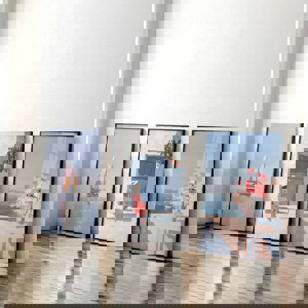 Colorful Living Room Walls | Set of 3 Italian Lifestyle Wall art Prints