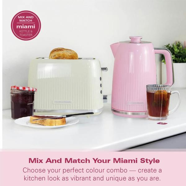 Hamilton Beach Miami 1.7L Kettle Sand - Hamilton Beach UK