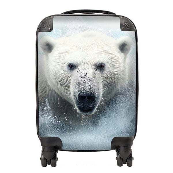 Warren Reed Polar Bear Splashart Suitcase