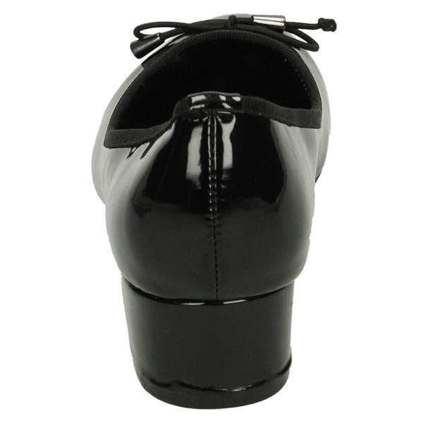 Spot On Ladies Spot On Mid Heel Court Shoes F9814