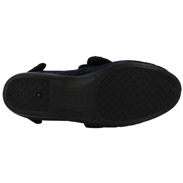 Jo & Joe Ladies Jo & Joe Adustable Hook And Loop Slippers Gladys