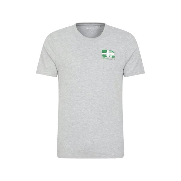Animal Mens Devon Relaxed Fit Short-Sleeved T-Shirt - Grey - 