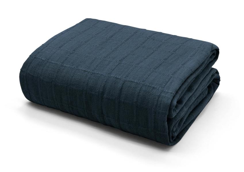 Velosso Chic Woven Print Natural Pure Cotton Throw - Cosy Sofa Blanket in Contemporary Cotton Design