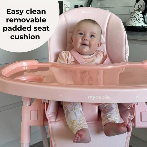 My Babiie MBHC9 Luxe Highchair from Birth - Pink