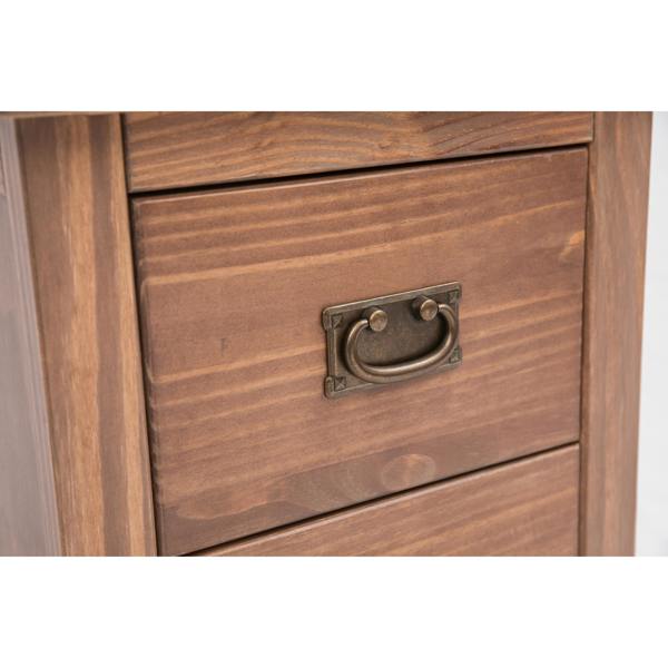 Cabinet Bits Padua 5 Drawer Narrow Chest of Drawers Bras Drop Handle