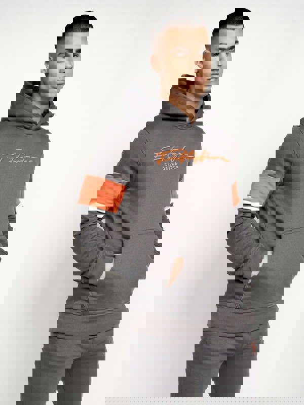 Crosshatch Blastout Hoodie Dark Grey