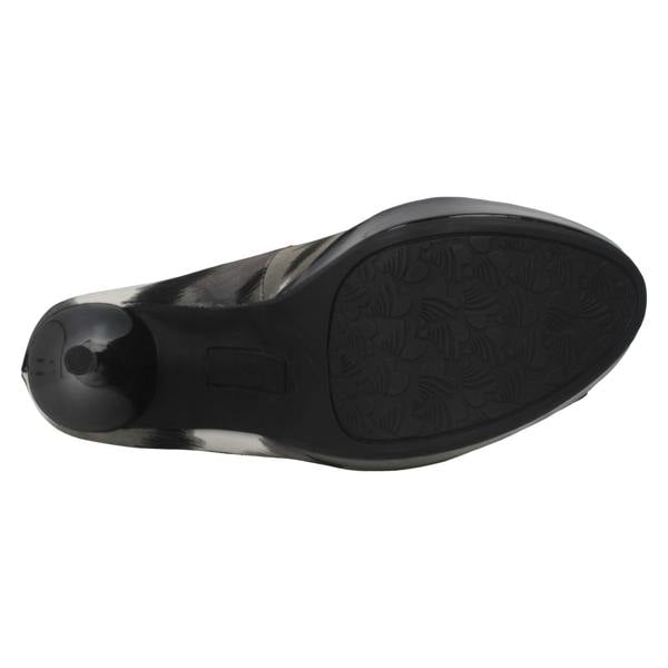 Spot On Ladies Spot On High Heel Platform Open Toe Court Shoe