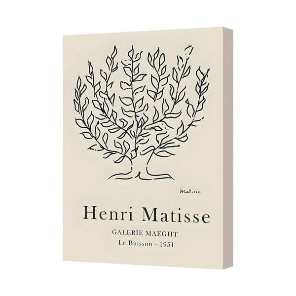 Benjamin Tate Design Henri Matisse Tree Of Life Canvas Art Print Galerie Maeght Le Buisson 1951