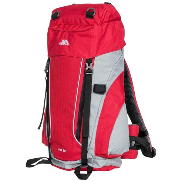 Trespass Trekking 33L Rucksack - Red Tone - 