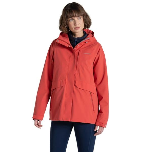 Craghoppers Womens/Ladies Caldbeck ll Waterproof Jacket - Compote Red - 