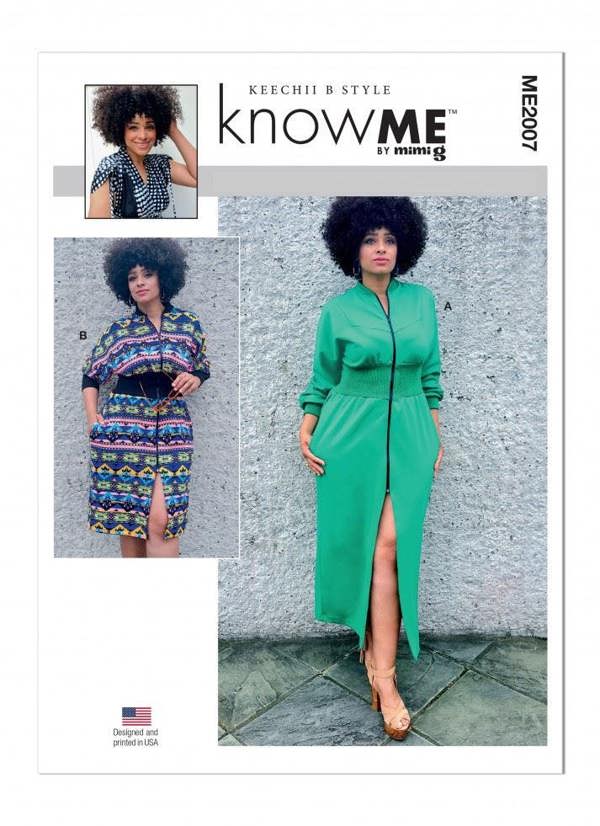 Know Me Sewing Pattern 2007, Dresses for Women, K5 (8-10-12-14-16) - Intermediate