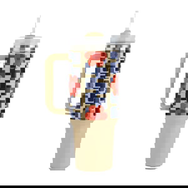 Regatta Orla Kiely Floral Insulated Travel Mug - Orange - 