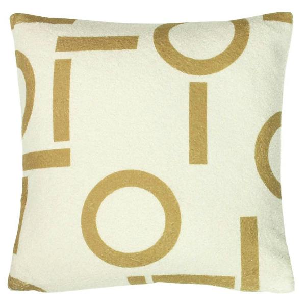 Furn Circa Shearling Square Cushion Cover - Honey - 