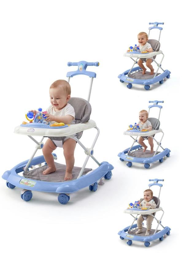 Living and Home Foldable & Adjustable Baby Walker