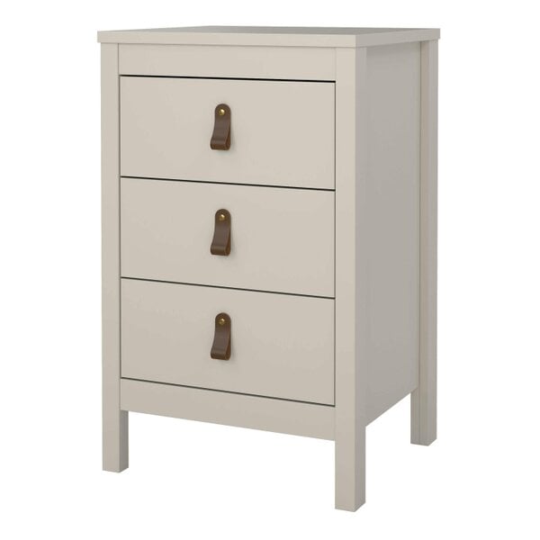Wyld Haus Wildberry Cashmere Bedside Table 3 Drawers