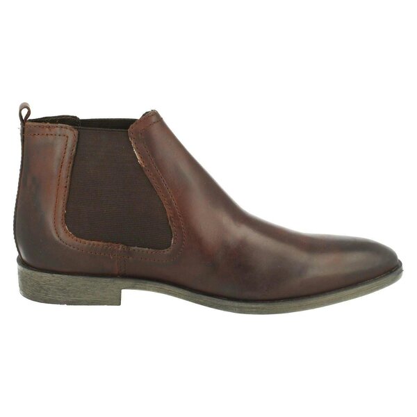 Base London Mens Base London Pull On Chelsea Boots Saffron