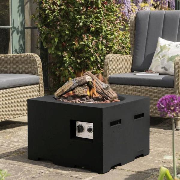 Norfolk Leisure Small Square 60cm Black Cocoon