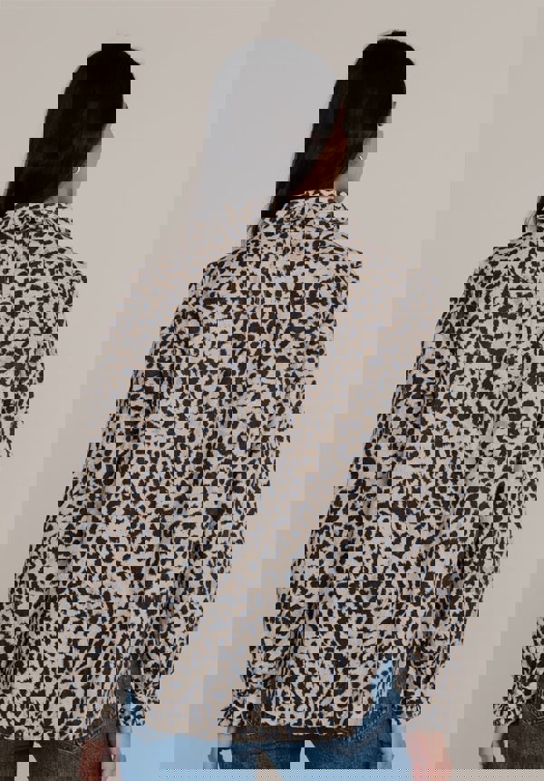 Emeline Vintage Animal Shirt in Cream