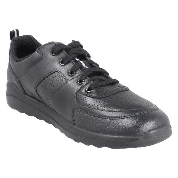 Clarks Boys Clarks Black Lace Up Leather School Shoes - Daze Loop 2 Y