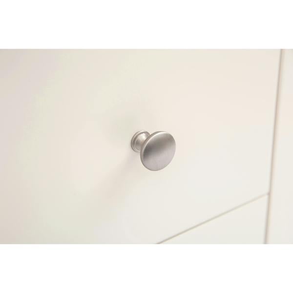 Cabinet Bits Trevi 4 Drawer Chest of Drawers Chrome Knob