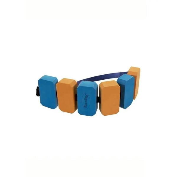 Fashy Sima Childrens swim belt in blue orange foam with adjustable strap