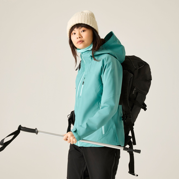 Dare 2B Womens Torrek III Logo Jacket - Teal/Water Ballet
