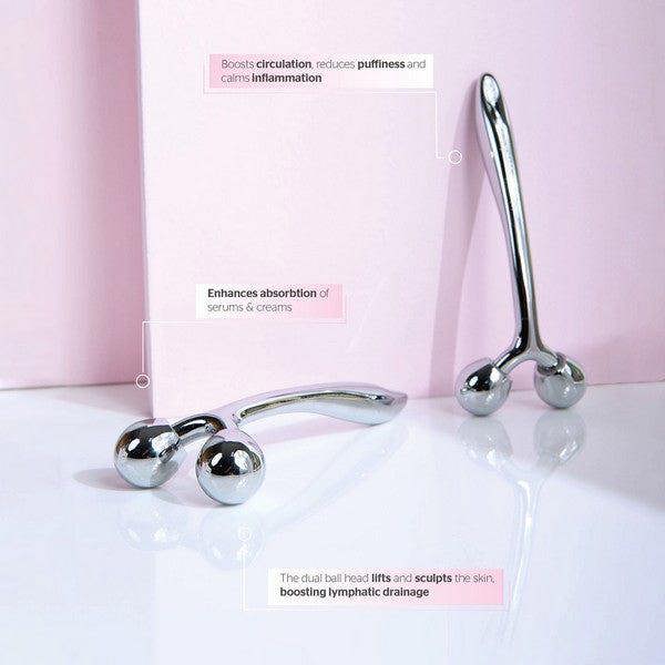 Brushworks Face Sculpting Zinc Roller
