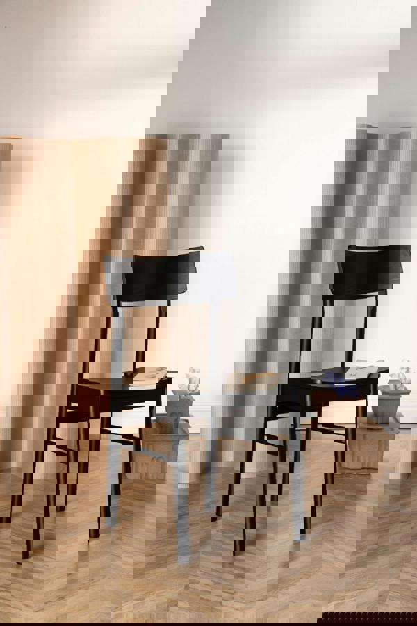 TRL Furniture Eldora Scandinavian Luxe Chair – Black (set of 2)