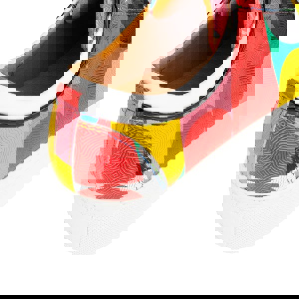 Embassy London Camila - Groovy - Women's platform sole leather lace-up trainer