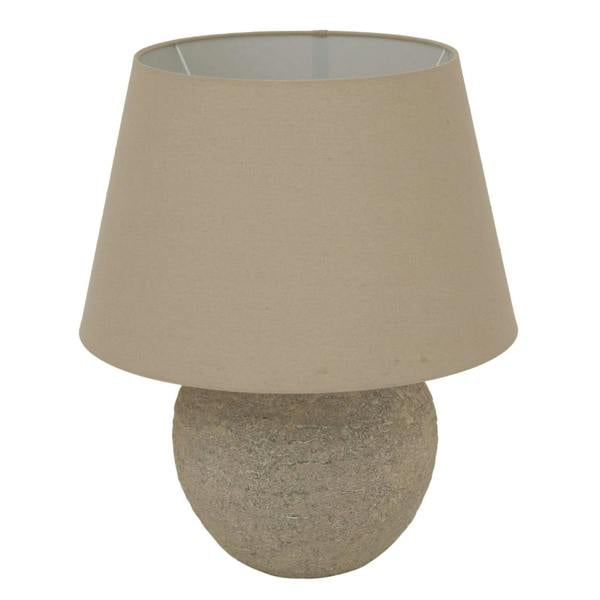 Hill Interiors Tuscan Table Lamp (UK Plug) - Grey - 
