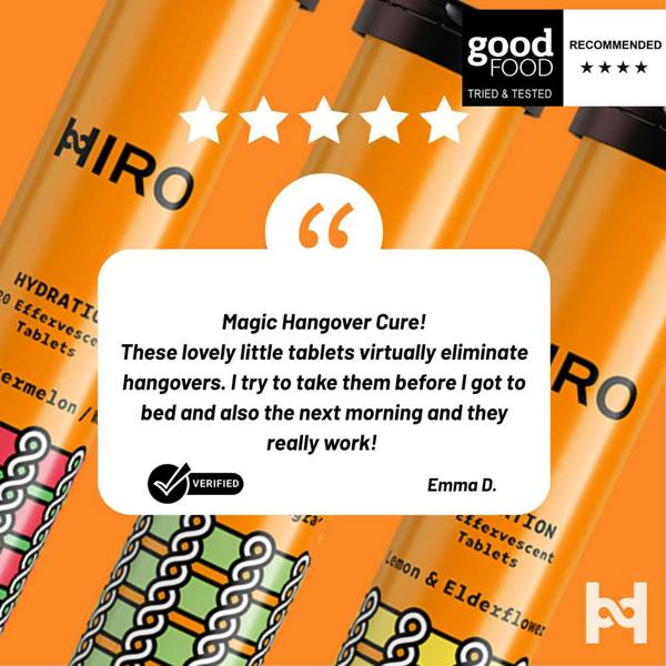 HIRO Hydration Tablets - Lemon & Elderflower (6 Pack)