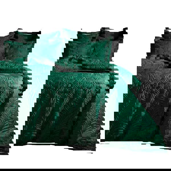 Paoletti Palmeria Contemporary Oxford Pillowcase - Emerald Green